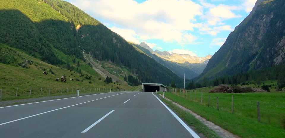 Felbertauern (North side) virtual cycling route