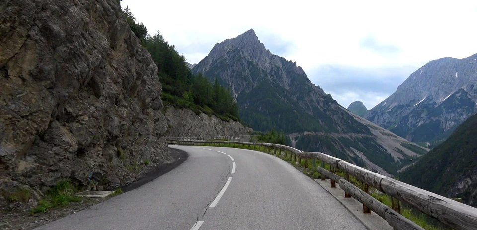 Hahntennjoch (East side) virtual cycling route