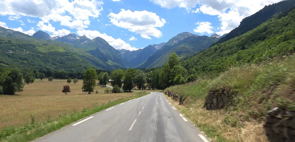 Col d’Azet (East side) virtual cycling route