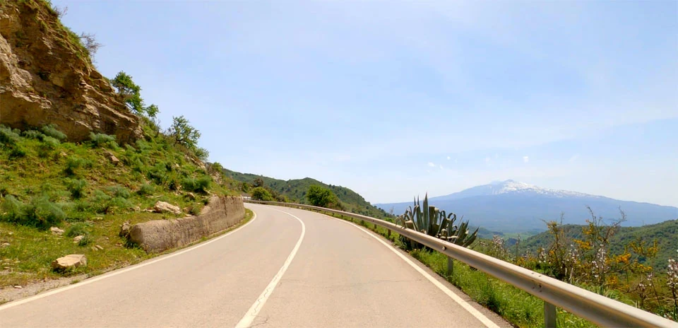 Portella Mandrazzi (South side) virtual cycling route