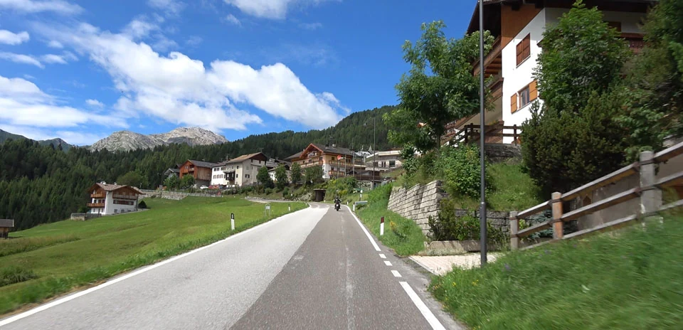 Passo di Costalunga from Vigo di Fassa virtual cycling route