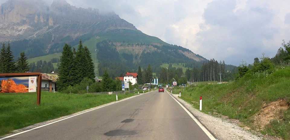 Passo di Costalunga from Bolzano virtual cycling route