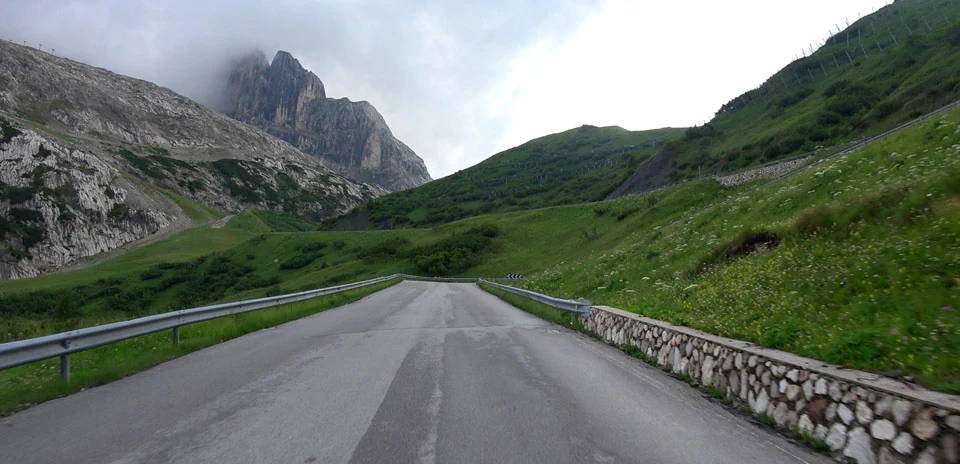 Passo Fedaia from Sottoguda