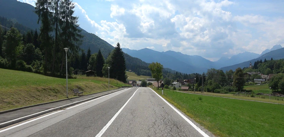 Sella Valcalda (East side) virtual cycling route