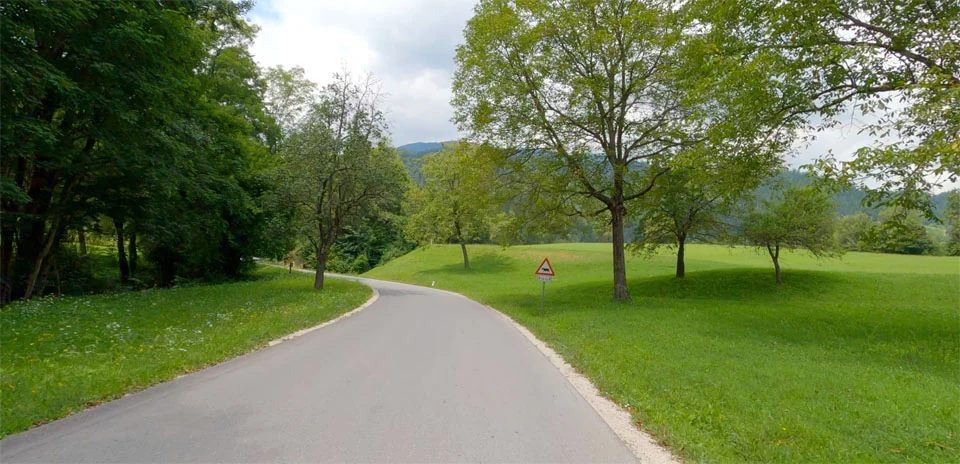 Golte virtual cycling route