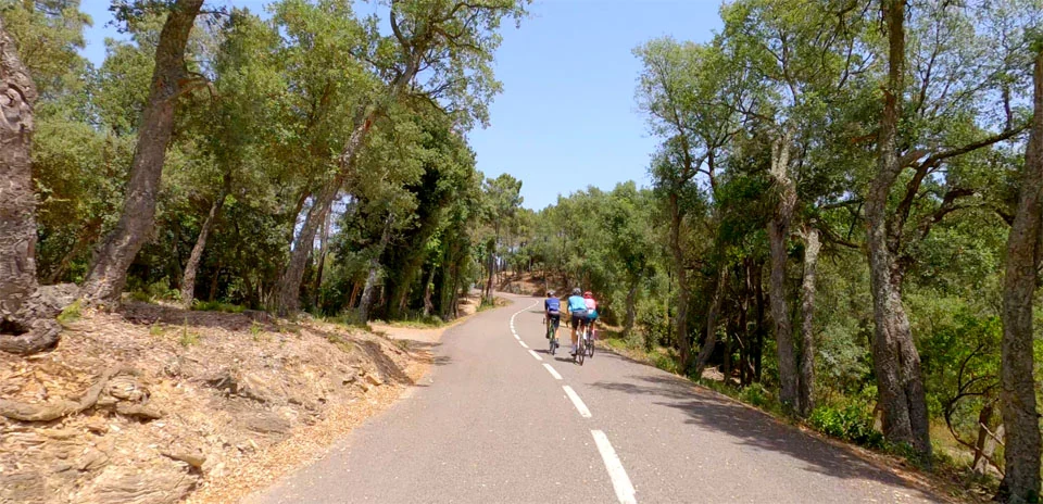 Els Angels (West side) virtual cycling route