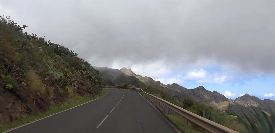 Macizo de Anaga (South side) virtual cycling route