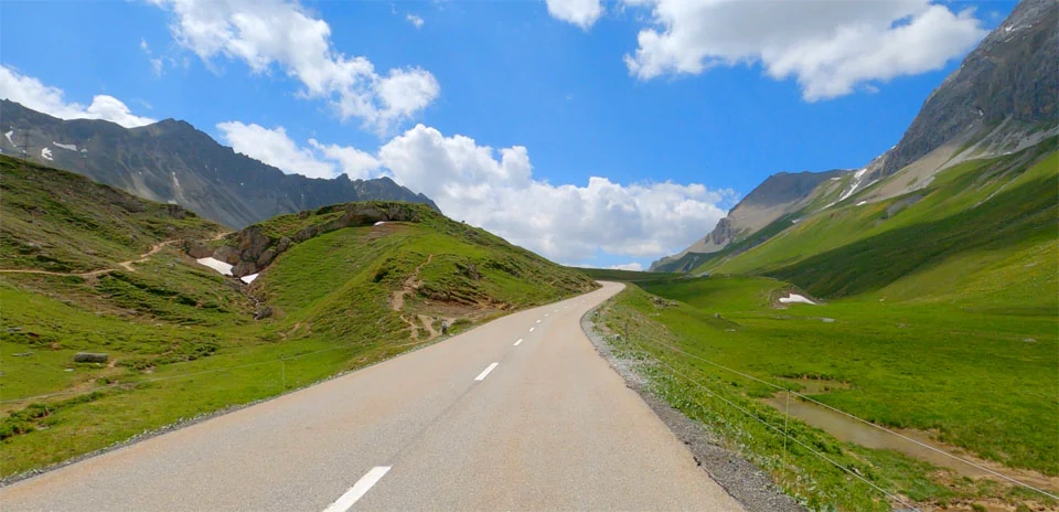 Albula Pass (East side) virtual cycling route