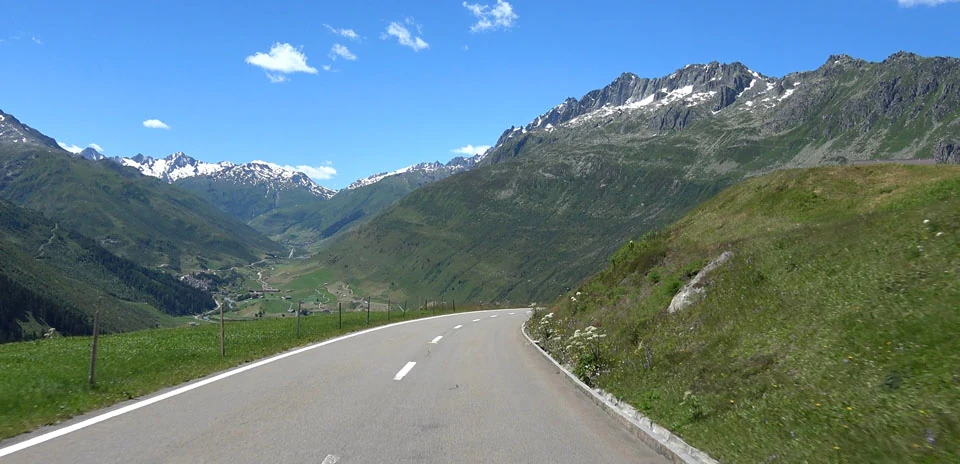 Oberalp Pass from Tujetsch